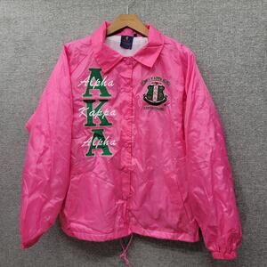 ALPHA KAPPA ALPHA SORORITY INC RAIN JACKET, SIZE M, NWT